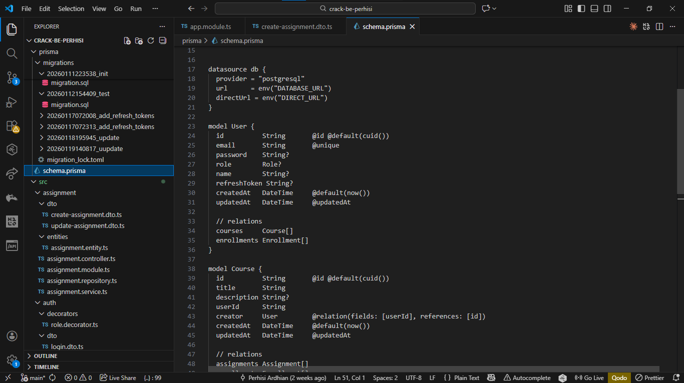 C.R.A.C.K Project Backend